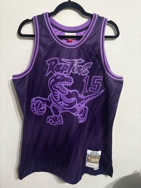 Mitchell & Ness Purple Vince Carter Hardwood Classics Jersey